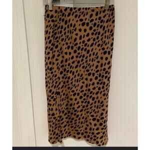 Aquarius Cocktail Women’s Leopard Robbie Wild Skirt, Size 6/8New W Tags, Chic